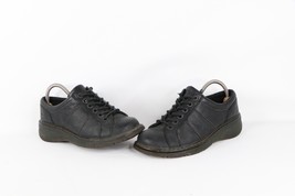 Vtg 90s Dr Martens Womens 8 Goth Distressed Leather Chunky Platform Shoe... - $59.35