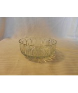 Vintage Small Clear Glass Dip Bowl with Starburst Center Round Ovals on ... - £23.49 GBP
