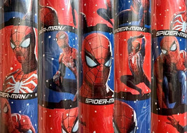 1 Roll Spider-Man Spidey-Sense Christmas Gift Wrapping Paper 70 sq ft - £3.37 GBP
