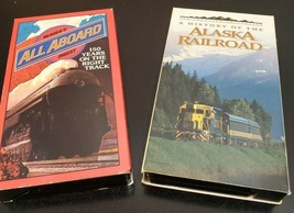 All Aboard; A History of the Alaska Railroad VHS Tapes - 2 Videos - £7.99 GBP