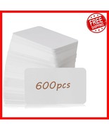 600  Blank Business Cards, 3.5x2.2 Inch Kraft Cardstock for DIY Projects - $517.61 MXN