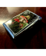 Cool Frog &amp; Mushrooms  Cig  Joint Storage Case W/Built in Butane Lighter - $37.95