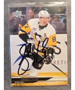 Sidney Crosby Hand Signed Hockey Card Autographed Pittsburgh Penguins Fu... - $50.00