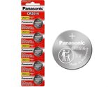 Panasonic CR1216 3 Volt Lithium Coin Battery (5 Batteries) - $6.99