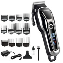 Hair Barber Professional Trimmer Clipper Machine Kit Haircut Cutting Cut Set - £53.08 GBP+