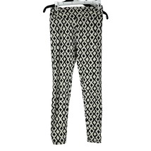 LuLaRoe Black &amp; White Abstract Print Leggings Stretchy Fit  One Size - $18.50