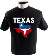 Distressed Lone Star State Texas Longhorn Bull T Shirt - $16.95+