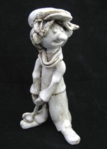 Vintage Dino Bencini Golf Man Figurine ITALY Art Pottery Golfing Man Scu... - £11.44 GBP