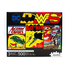 Aquarius Set of 3 DC Comics Puzzles (Three 500 Piece Jigsaw Puzzles) - Glare Fre - $27.85