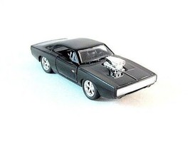  Dodge Charger R/T Fast And Furious - Dom&#39;s Car , Black Jada 1:32 Diecast Model - £35.44 GBP