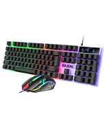 104 Keys USB Interface Backlight Keyboard and Mouse Gaming - $54.56 CAD