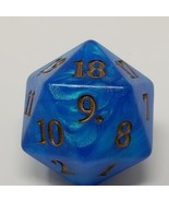 MTG Magic the Gathering Spindown 20-sided Blue Life Counter Die Dice M21 - $12.81