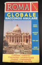 VTGG 1979 Rome Italy Road Map Tourism Litografia Artistica Cartografica - £15.92 GBP