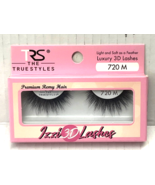 IZZI 3D LASHES LIGHT & SOFT AS A FEATHER LUXURY 3D LASHES #720 M HUMAN REMY HAIR - $2.59