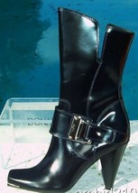Donald Pliner Couture Polished Calf Leather Boot Shoe 6.5 Peace New NIB ... - $222.75