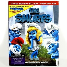 The Smurfs (3-Disc Blu-ray/DVD, 2011, Widescreen) Brand New w/ Slip ! - £9.54 GBP