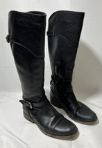 Frye Phillip Women’s Size  6 B Black Leather Riding Boots 3476844 - £27.53 GBP