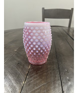 Vintage Fenton Glass Cranberry Opal #3947 Barrel Tumbler c.1940 - $67.68 CAD