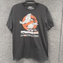 Ghostbusters 2019 T-Shirt Mens Large Ecto-1 with Logo Graphics Black Pullover - £10.08 GBP