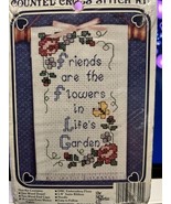 Friends are the Flowers in Life&#39;s Garden - Cross Stitch Kit - $242.33 MXN