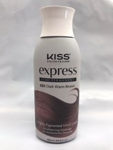 Kiss Express Semi Permanent Hair Color K88 Dark Warm Brown 3.5 Fl. Oz. New Look - £4.53 GBP