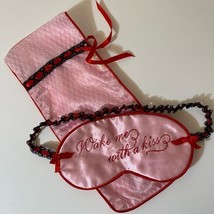 Victoria&#39;s Secret Sexy Little Things Wake Me With A Kiss Eye Mask &amp; Bag Set - £45.12 GBP