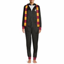 Harry Potter Women&#39;s Hooded Union Suit Size L/G (12-14) Black (LOC TUB-137) - £35.65 GBP