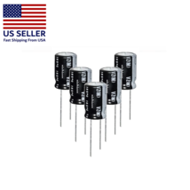Capacitors (5) Nichicon Electrolytic .1 uf 50 Volt Radial Can Series VZ. - $2.75