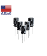 Capacitors (5) Nichicon Electrolytic .1 uf 50 Volt Radial Can Series VZ. - $3.79 CAD