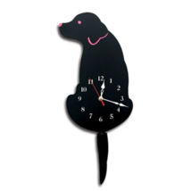 Dog Pendulum Wall Clock | Dog Wall Clock | Cartoon Wall Clock | Kids Wall Clock - £23.70 GBP+