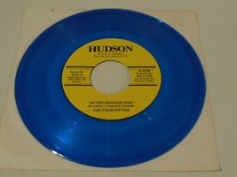 Repro 45  The Four Fifths  Come On Girl / After Graduation   Hudson   Blue Vinyl - £17.65 GBP