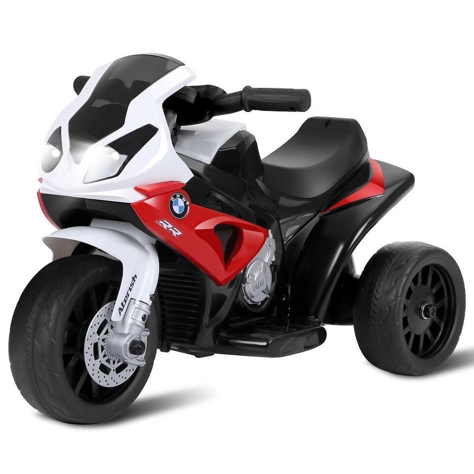 6V Kids 3 Wheels Riding BMW Licensed Electric Motorcycle-Red - Color: Red - $97.19