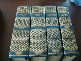 International Collectors Library collection of 4 books: Twain, Chaucer,Irving... - £49.85 GBP