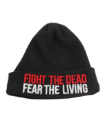 AMC Network The Walking Dead Fight The Dead Black Beanie Hat Logo OS U25 - £18.05 GBP