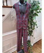 Ej Samuel Men&#39;s Gray Wool Single Breasted Jacket, Vest &amp; Pant 3 pc&#39;s Sui... - $239.34 CAD