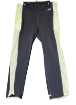 New Balance NB Dry Cropped Leggings Blue Green Sheer Womens Size Medium Athletic - £8.72 GBP