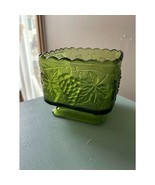 Small Planter Vintage Green (Avocado) - Gorgeous Glass! Discontinued - $355.98 MXN
