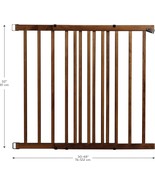 NEW(Open Box) Evenflo  Walk-Thru Top Of Stairs Baby Gate Farmhouse(Walnu... - $1,042.90 MXN