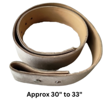 Ultrasuede Sand Western Horse Show Belt 1 1/2" wide 30" to 33"... image 3