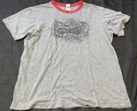 Original Gypsyfoot T-Shirt Gray W/Red Collar Gypsy in Foot Shape - $198.00