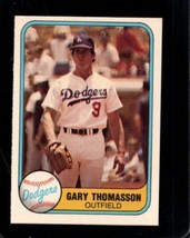 1981 Fleer #138 Gary Thomasson Nm Dodgers *X104336 - £0.96 GBP