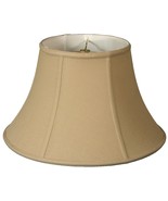 Royal Designs Shallow Bell Basic Lamp Shade, Linen Beige, 9 x 18 x 12 - $124.50 CAD