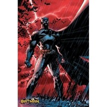 Batman Commercial Poster Red Lightning Bats - $13.49