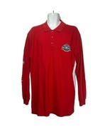 Vintage NFL Super Bowl XXXVII Men&#39;s Football Long Sleeve Logo Polo Shirt... - $29.69