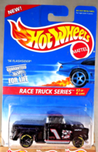 1996 Hot Wheels #382 Race Tuck Series 3/4 &#39;56 FLASHSIDER Black w/Door HW Tampo - £8.60 GBP