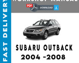 Subaru outback 2004 2005 2006 2007 2008 service repair workshop manual thumb155 crop