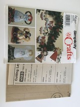 Simplicity Crafts Sewing Pattern 8687 Christmas Tree Topper Angel Orname... - $5.99