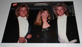 The Nelson Twins 16 Magazine Color Photo Vintage May 1987 Andrew McCarthy - $14.99