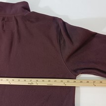 St John's Bay Men's Brown Size Large Quarter Zip Pullover Sweatshirt image 9