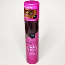 Everpro Gray Away Instant Root Cover Up Temporary Hair Color Spray BLACK 2.5oz - £13.40 GBP